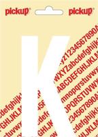Plakletter Nobel Sticker witte letter K - Pickup