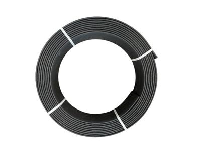 Ekoboard randafwerking 14 cm x 25 meter - zwart