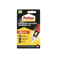 Secondelijm pattex ultra gel tube 3gr blister | 12 stuks