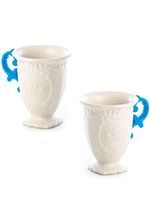 Seletti lot de deux tasses en porcelaine I-Wares - Blanc - thumbnail