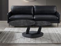 Draaibare salontafel SAPPE donkergrijze steen