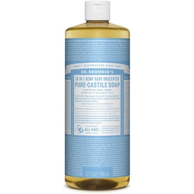 Dr. Bronner's Baby Mild 18-in-1 Pure-Castile Soap 945ml