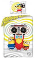 Minions Dekbedovertrek Party Time - 140 x 200 cm - Katoen - thumbnail