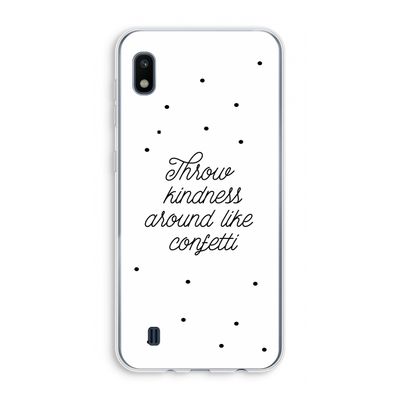 Confetti: Samsung Galaxy A10 Transparant Hoesje