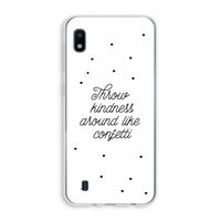 Confetti: Samsung Galaxy A10 Transparant Hoesje