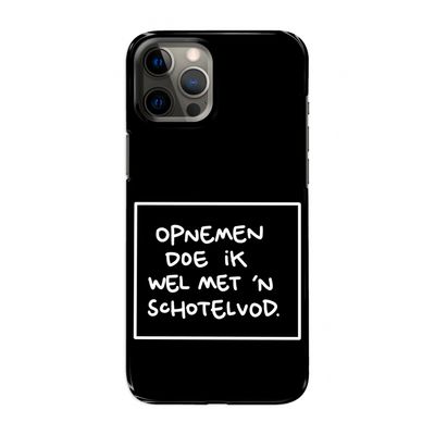 Schotelvod: Volledig geprint iPhone 12 Pro Max Hoesje