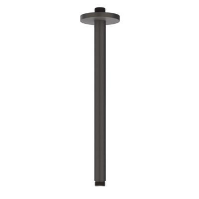 Plafondbuis IVY 30 cm 1/2 RVS316 Geborsteld Carbon Black PVD