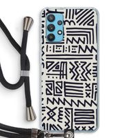 Marrakech print: Samsung Galaxy A32 4G Transparant Hoesje met koord