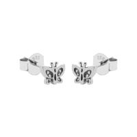 Karma Oorbellen Butterfly | Zilver