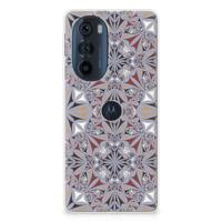 Motorola Edge 30 Pro | TPU | Siliconen hoesje | Flower Tiles Motorola Edge 30 Pro | TPU | Siliconen hoesje | Flower Tiles