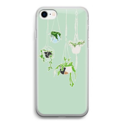 Hang In There: iPhone SE 2020 Transparant Hoesje