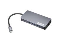 Lenovo GX91M73946 laptop dock & poortreplicator Bedraad USB 3.2 Gen 1 (3.1 Gen 1) Type-C Grijs