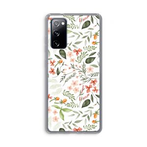 Sweet little flowers: Samsung Galaxy S20 FE / S20 FE 5G Transparant Hoesje