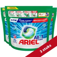 Ariel Pods All-in-1 Alpine Voordeelverpakking - 114 Wasbeurten (3x38)