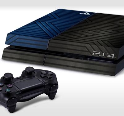 Sticker Playstation 4 metaal