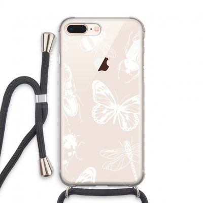 Tiny Bugs: iPhone 7 PLUS Transparant Hoesje met koord