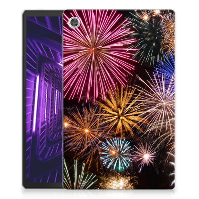 Lenovo Tab M10 Plus Leuke Siliconen Hoes Vuurwerk