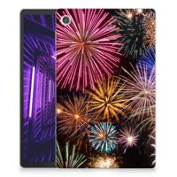 Lenovo Tab M10 Plus Leuke Siliconen Hoes Vuurwerk Lenovo Tab M10 Plus Leuke Siliconen Hoes Vuurwerk