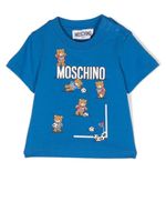 Moschino Kids t-shirt Teddy Bear en coton - Bleu - thumbnail