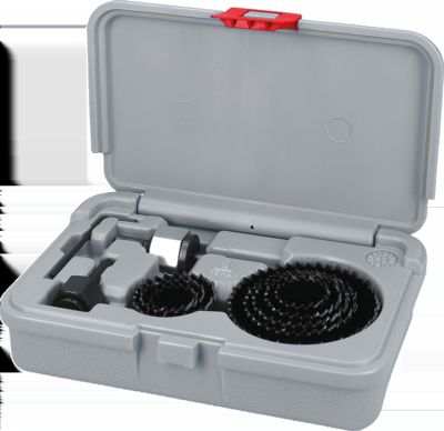 Bosch Accessoires Gatzaagset met verzinkboor voor hout en gipsplaat | 22; 25; 29; 35; 38; 44; 51; 68 x 15 mm - 2608594504