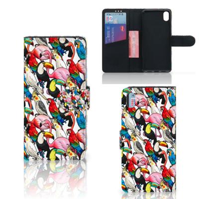 Xiaomi Redmi 7A | Telefoonhoesje | Met pasjeshouder | Birds