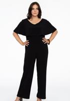 Yoek Jumpsuit | Zwart | Maat 50/52