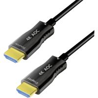 LogiLink HDMI AV Aansluitkabel [1x HDMI-stekker - 1x HDMI-stekker] 20 m Zwart