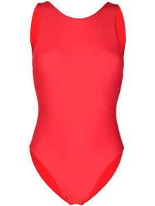 GANNI maillot de bain à dos ouvert - Rouge