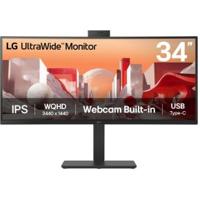LG 34BA85QE-B 34 Wide Quad HD IPS Webcam Monitor