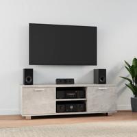 Tv-meubel 120x40,5x35 cm bewerkt hout betongrijs