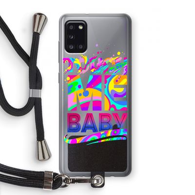 Touch Me: Samsung Galaxy A31 Transparant Hoesje met koord