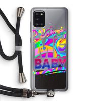 Touch Me: Samsung Galaxy A31 Transparant Hoesje met koord Touch Me: Samsung Galaxy A31 Transparant Hoesje met koord