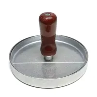 GrillMaster Burgerpers - Aluminium Hamburger Vorm voor Perfecte BBQ Burgers