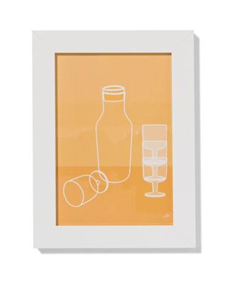 HEMA Fotolijst 10x15cm Wit Hout (wit)