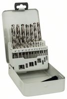 Bosch Accessoires 19-delige metaalborenset HSS-G in metalen cassette, DIN 338, 135° 110 mm, 135° 19st - 2607018726 - thumbnail