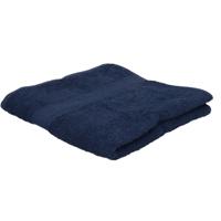 Badkamer handdoeken - donkerblauw - 50 x 100 cm - voordelige handdoeken - 420gr - 100% katoen