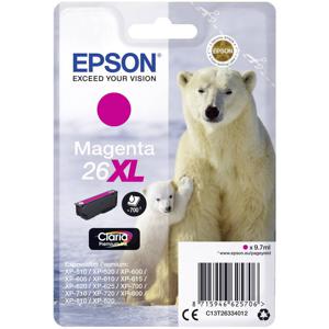 Epson Inktcartridge T2633, 26XL Origineel Magenta C13T26334012