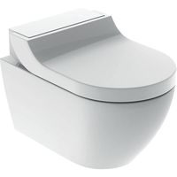 Geberit AquaClean Tuma Classic douche wc met witte deksel en Rimfree toilet