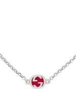 Gucci collier Interlocking G en argent sterling