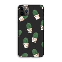 Cactusprint roze: iPhone 11 Pro Max Biologisch afbreekbaar hoesje