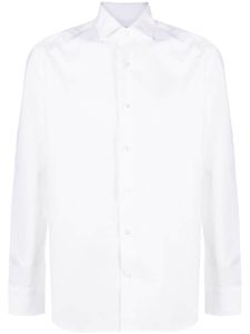 D4.0 chemise en coton à manches longues - Blanc