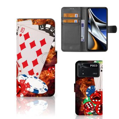 Xiaomi Poco X4 Pro 5G | Wallet Case | met Pasjes | Casino