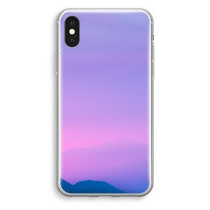 Sunset pastel: iPhone XS Transparant Hoesje