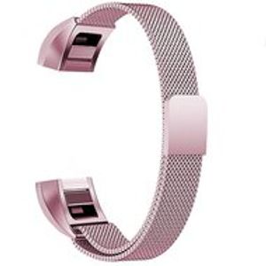 FitBit Alta HR - Milanese bandje - Maat: Small - Rosé goud