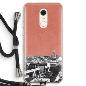 Marrakech Skyline : Xiaomi Redmi 5 Transparant Hoesje met koord