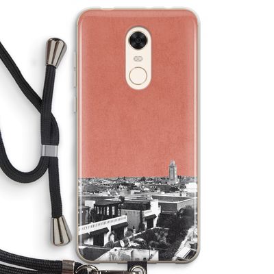 Marrakech Skyline : Xiaomi Redmi 5 Transparant Hoesje met koord