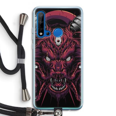 Hell Hound and Serpents: Huawei P20 Lite (2019) Transparant Hoesje met koord