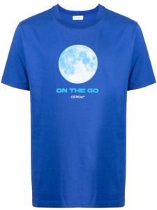 Off-White t-shirt On The Go Moon en coton - Bleu