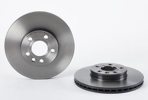 Remschijf COATED DISC LINE BREMBO, Remschijftype: Binnen geventileerd, u.a. für VW, Ford, Seat