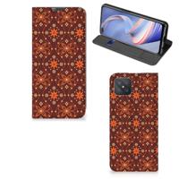 OPPO Reno4 Z 5G | Hoesje met Magneet | Batik Brown